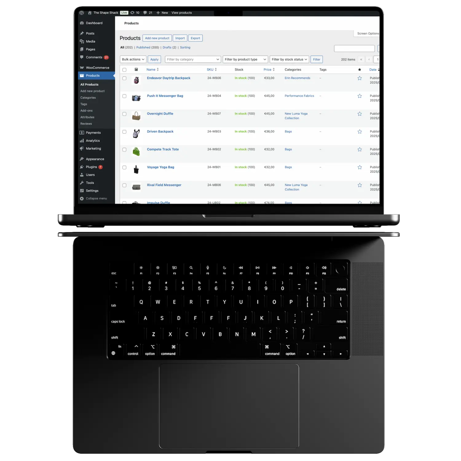 diseño tiendas online seo